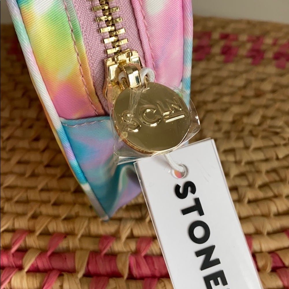 NWT STONEY CLOVER Tie Dye Small Pouch - Picture 4 of 5